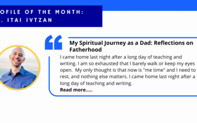 Profile of the Month: September – Dr. Itai Ivtzan