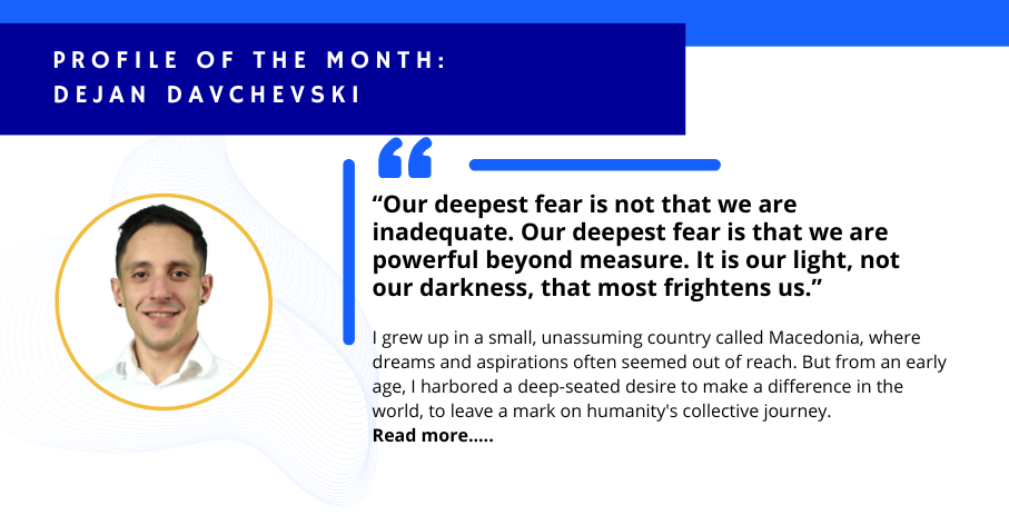 Profile of the Month: December —  Dejan Davchevski